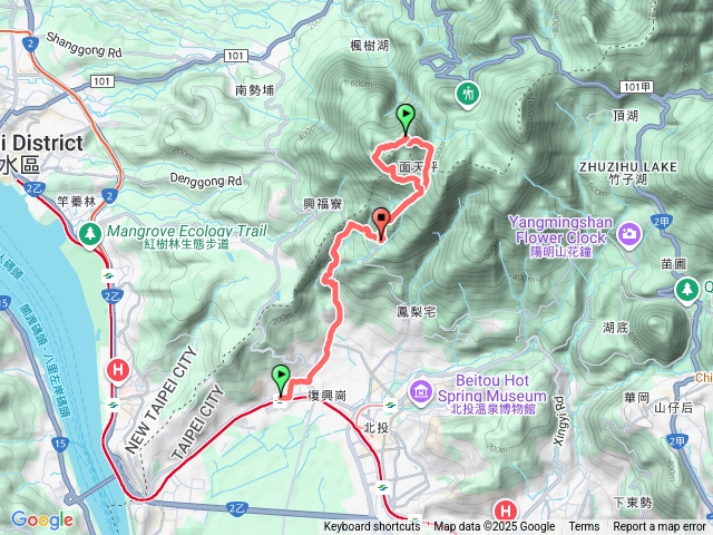 貴子坑上向天面天山預覽圖