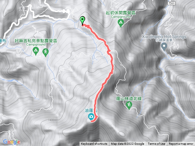 油羅山第三登山口