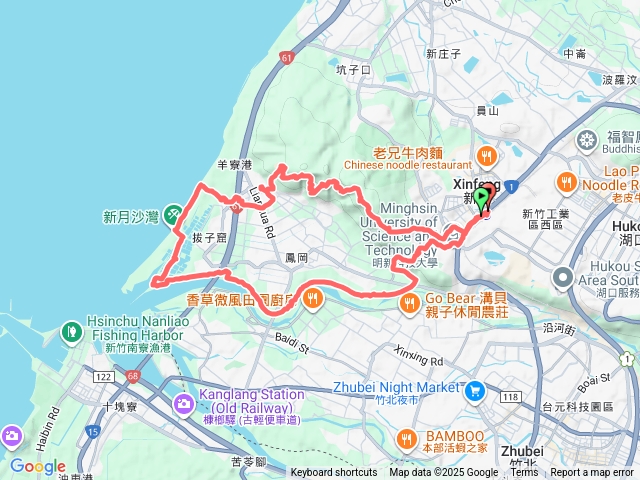 鳳崎落日步道連走新月沙灘