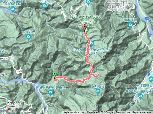 二日豐溪縱走(豐山➝水漾森林➝杉林溪)