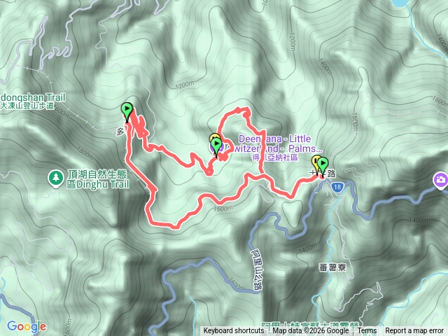 十字路走德恩亞納到多美O型路線