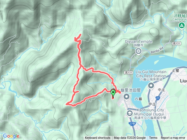 六龜神農宮-約翰湯姆生六龜端古道-后山-大寮山2024-12-19