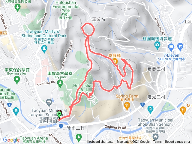 虎頭山步道預覽圖