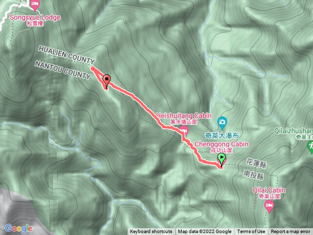 奇萊成功山屋-小奇萊登山