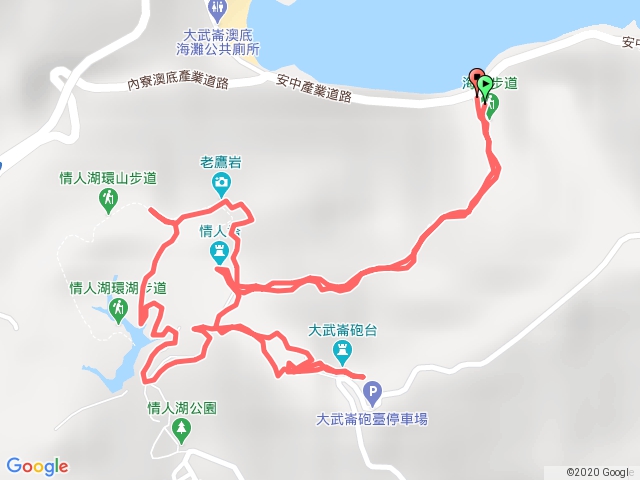 海興步道/老鷹岩/情人湖步道/大武崙砲台/大武崙山