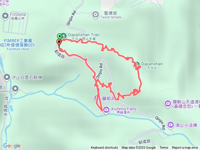 天秀宮，汐止大尖山，秀峰瀑布O預覽圖