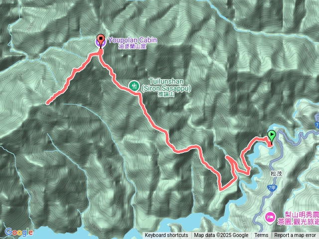 二日大小劍D1(小劍失敗,佳陽山折返)預覽圖