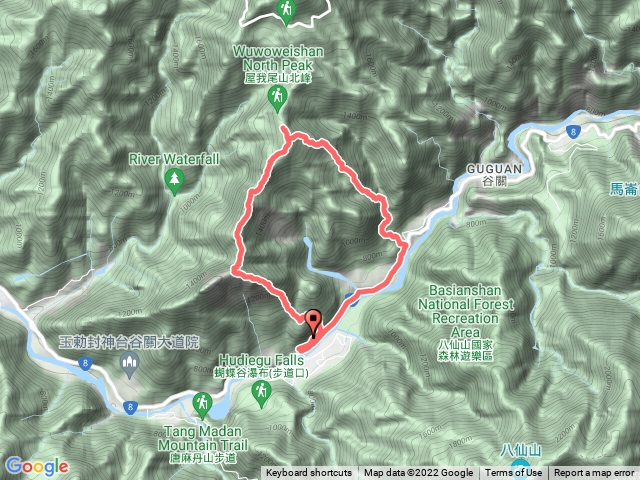 東卯東南稜至屋我尾山縱走