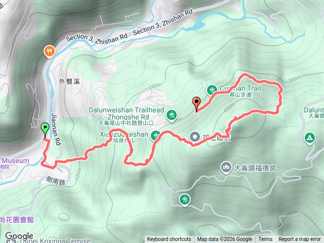 雙溪別墅-燕溪古道-大崙尾山西峰-仙座台山-大崙尾山-大崙尾山東峰-翠山步道預覽圖