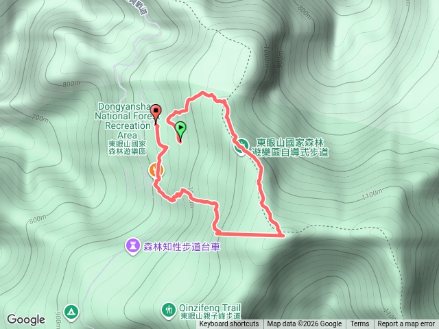 東眼山自導式步道1212m預覽圖