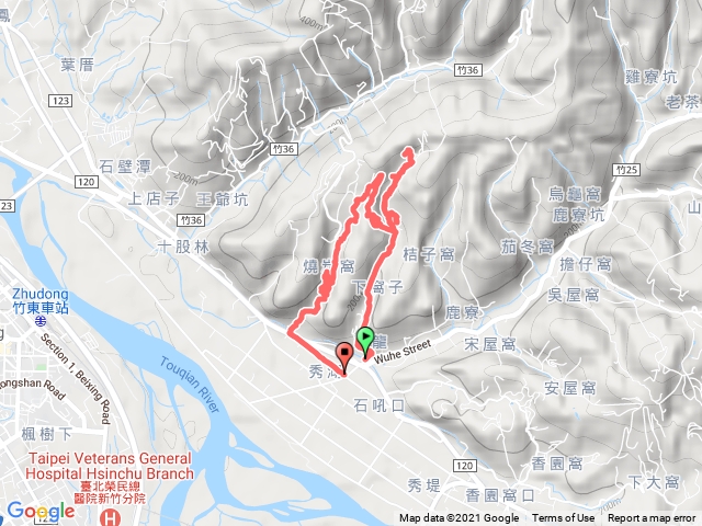 (芎林五龍)下窩仔步道+燒炭窩步道