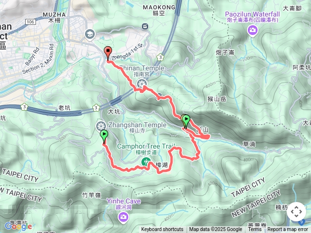 【任務一】2025臺北大縱走臺北大縱走第七段：世界山莊至飛龍步道政大後山20250420135710