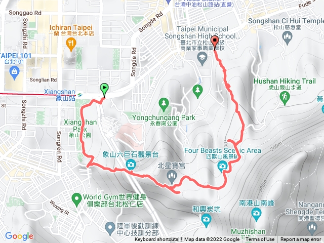 四獸山路線