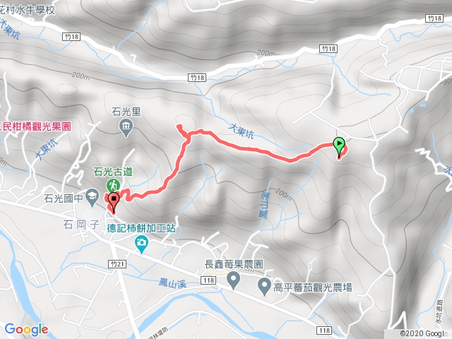 石光古道@面埔頂山下山