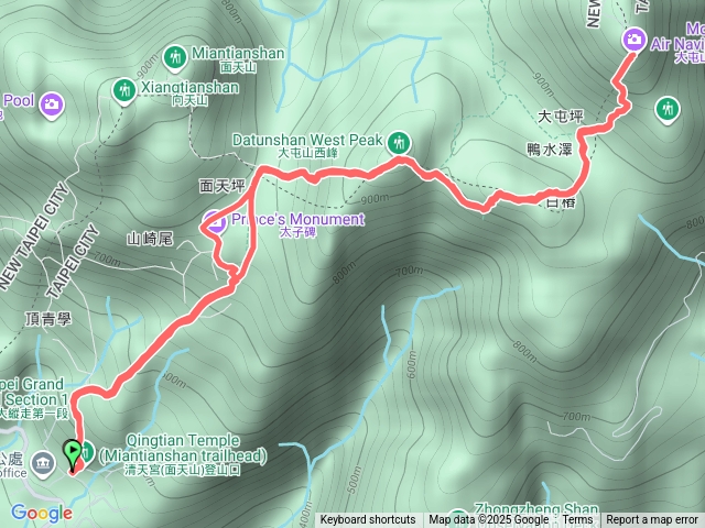 清天宮-大屯山去回