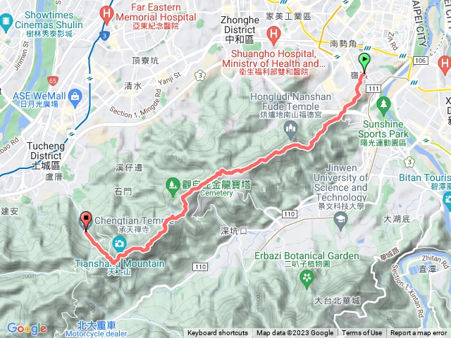 2023-0817_南勢角山-天上山縱走（外挖子山-南勢角山-五尖山-文筆山-五城山-天上山）