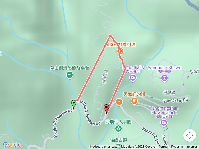 草山觀瀑吊橋