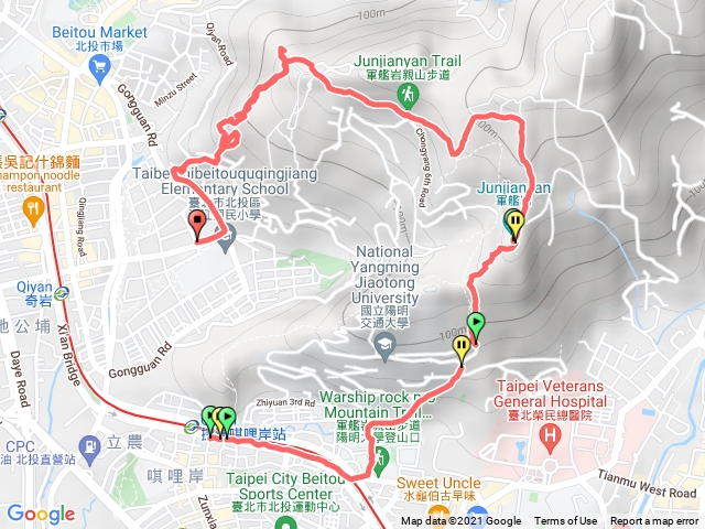 軍艦岩、丹鳳山