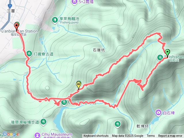 打鐡古道走白石山