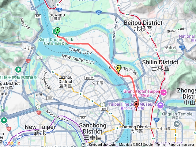 延平南北路II(從延平北路九段到延平北路四段-酒泉街)
