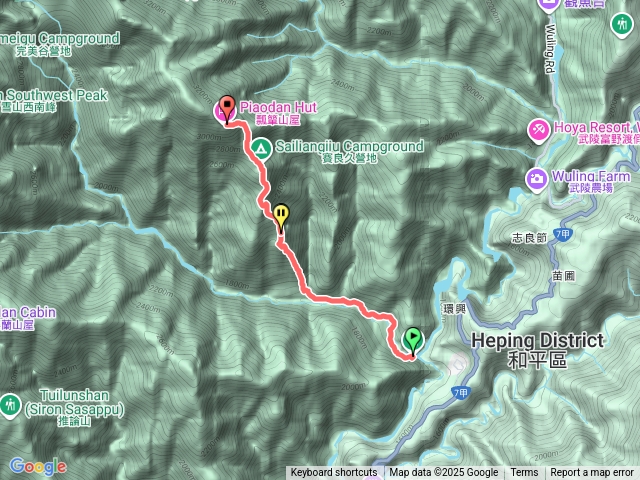 希瑪農莊to瓢單山屋