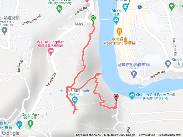 20220306新店和美山 - 碧潭吊橋至灣潭遊憩區