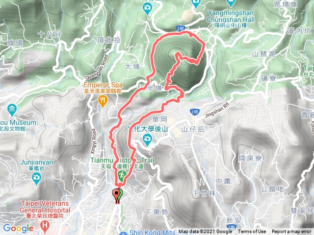 天母古道-紗帽山-橫嶺古道-半嶺步道 (O型走)