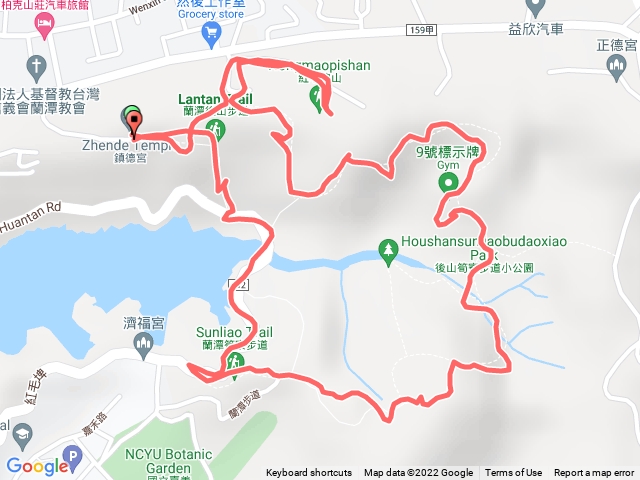 小百岳集起來蘭潭後山步道、紅毛埤山202202071641