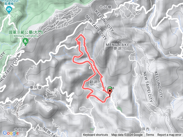 2024/8/11五指山古道、友衲山南峰