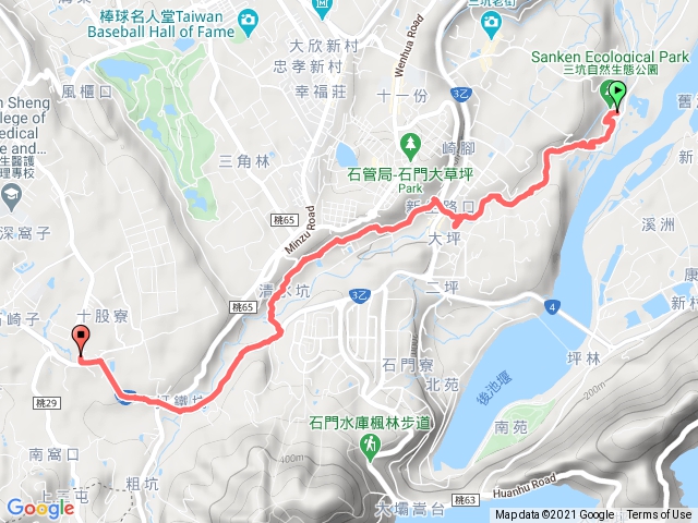 三坑生態公園-打牛崎古道-中科院青山園區