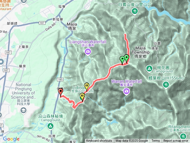 20250125笠頂山（3號登山口）-白賓名樹