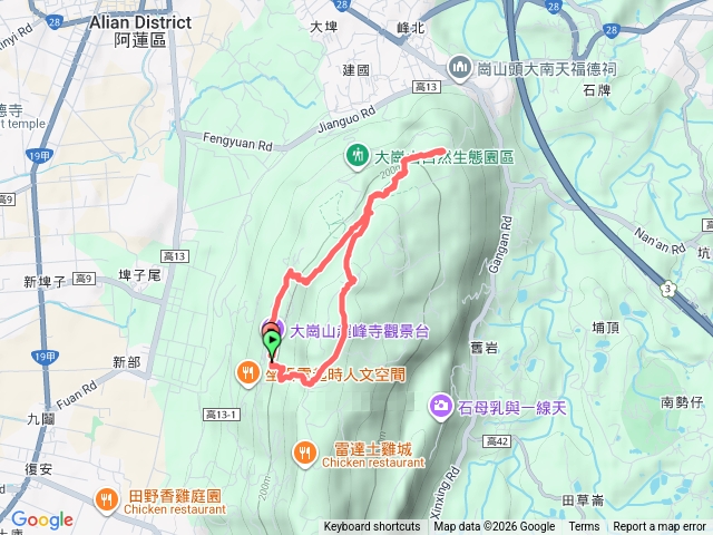 大崗山盤龍峽谷步道預覽圖