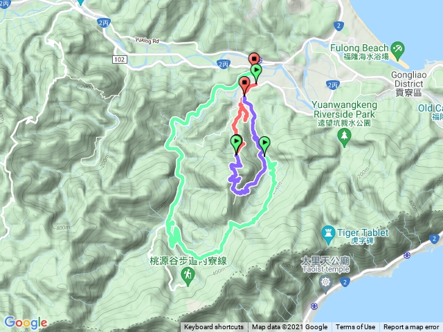 貢寮大嶺古道訪龍字碑順登大石壁坑山、五酒桶山O行