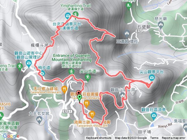 小北插鷹仔尖、尖山步道、北橫、硬漢嶺
