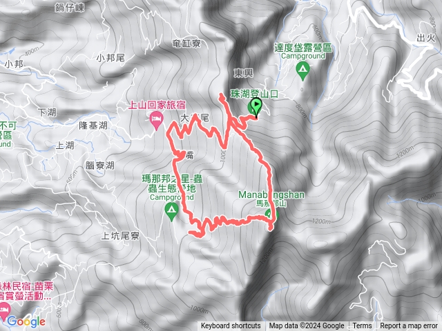 馬拉邦山O形環繞三個登山口預覽圖