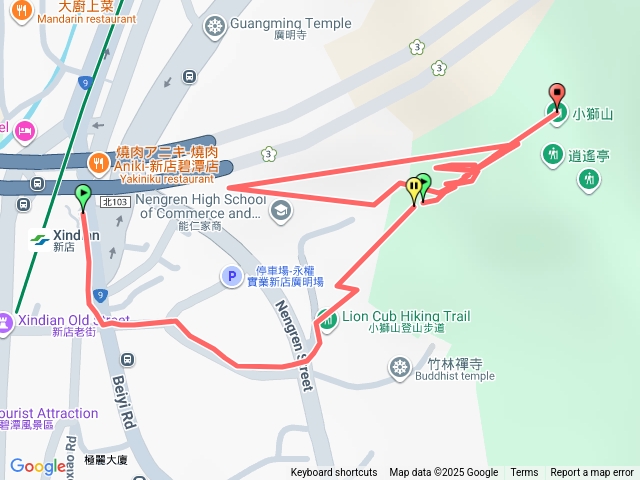 新店區小獅山青年亭預覽圖