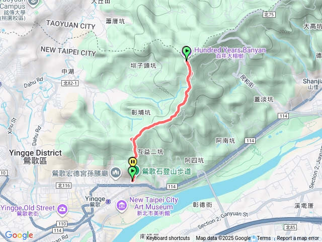 鶯歌石到百年大榕樹