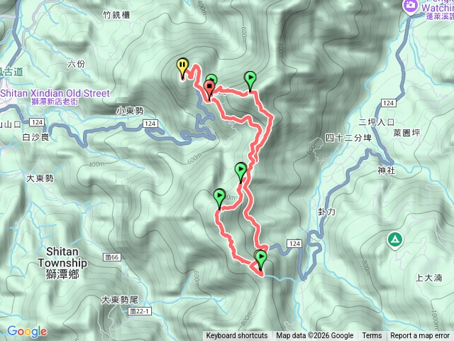 仙山群峰.觀音山.上大窩山