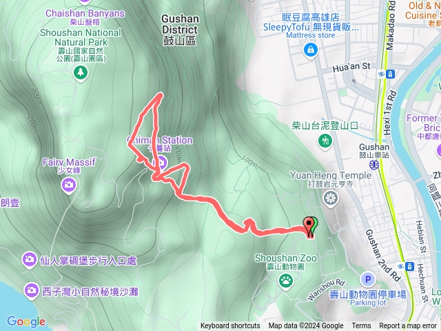 20241019 高雄柴山南步道來回預覽圖