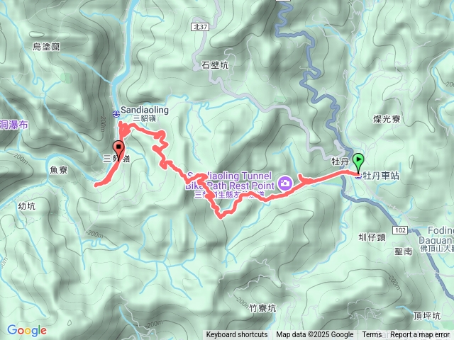 慶隆煤礦東和一坑頂坑山三貂煤礦