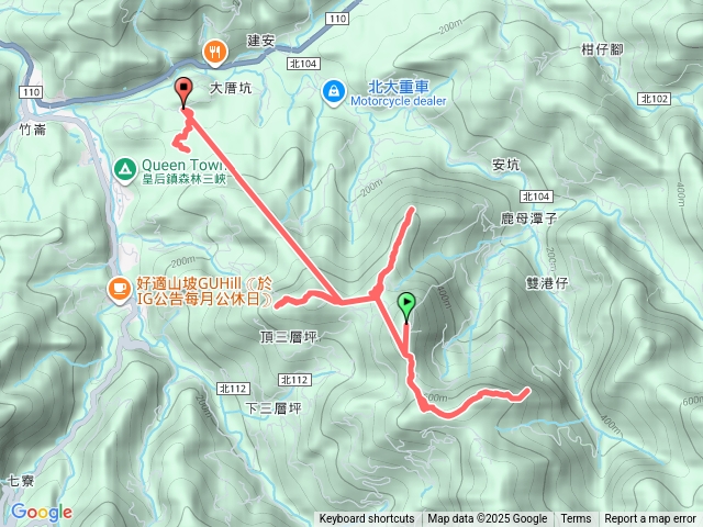 2025-08-26 竹崙路撿山頭 雙港子山x3 建安4傑x7 +三層坪山(11顆)