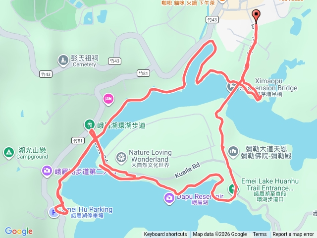 峨眉湖環湖步道預覽圖