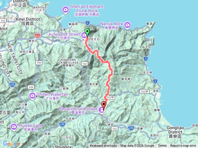 樹梅坪古道、燦光寮古道、楊廷理古道、焿子寮古道預覽圖