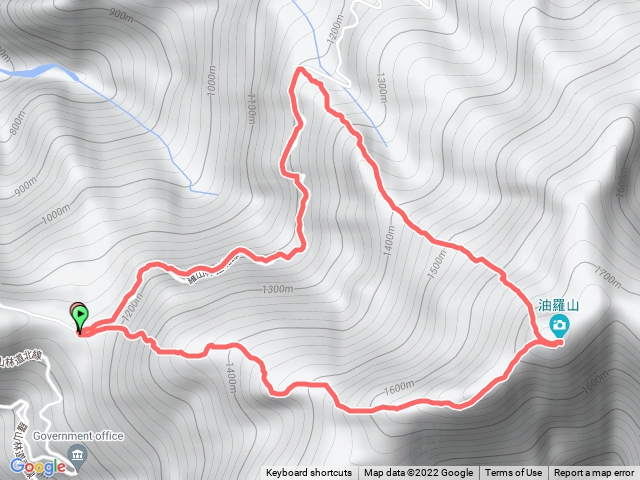 油羅山（1上2下）20220805