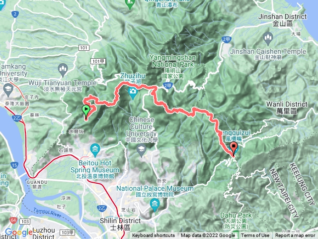 陽明山東西大縱走活動