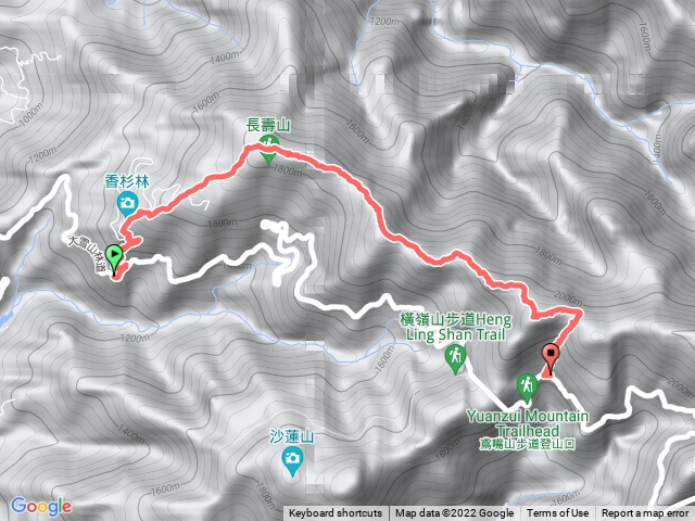 鳶嘴山西稜，27.3K下