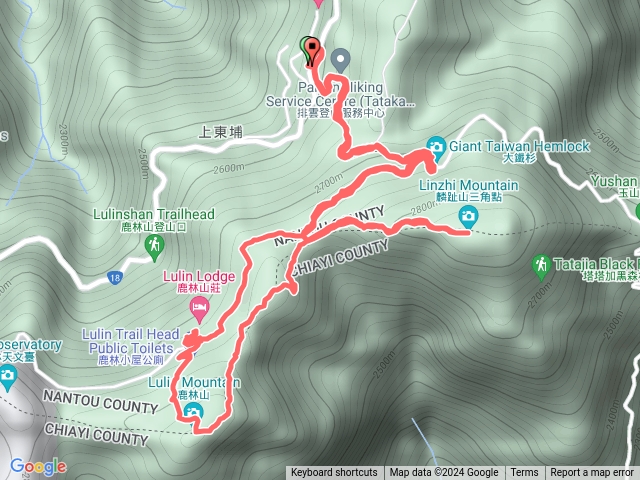 鹿林山到麟趾山