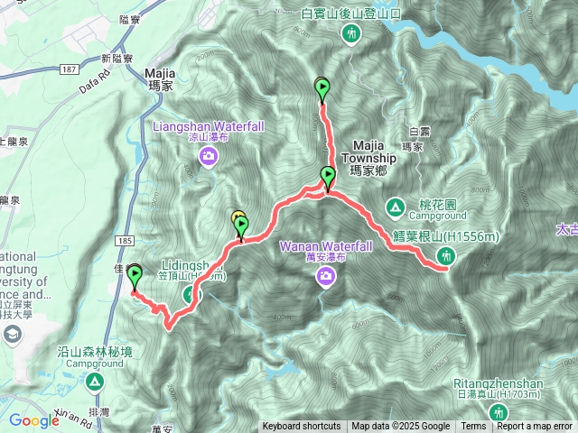 試走：笠頂山+真笠山系列+鱈葉根山+白賓名樹