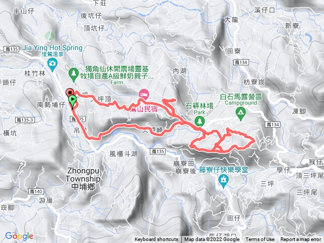 石硦林場、桶頭山（天望崎山）、柑子湖山