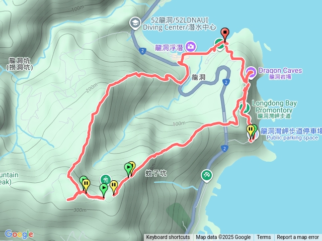 龍洞稜/北勢山o型預覽圖